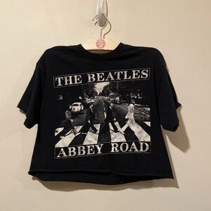 The Beatles crop top